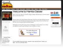 Tablet Screenshot of mambodallas.com